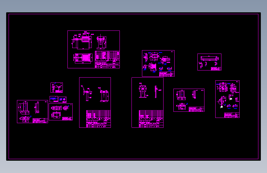 厢式压滤机生产制作图纸