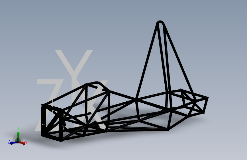 FSAE空间框架底盘