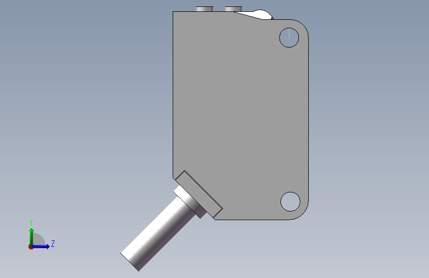 光线传感器E3ZM-D62_2M_SOLIDWORKS 2020_模型图纸下载 – 懒石网