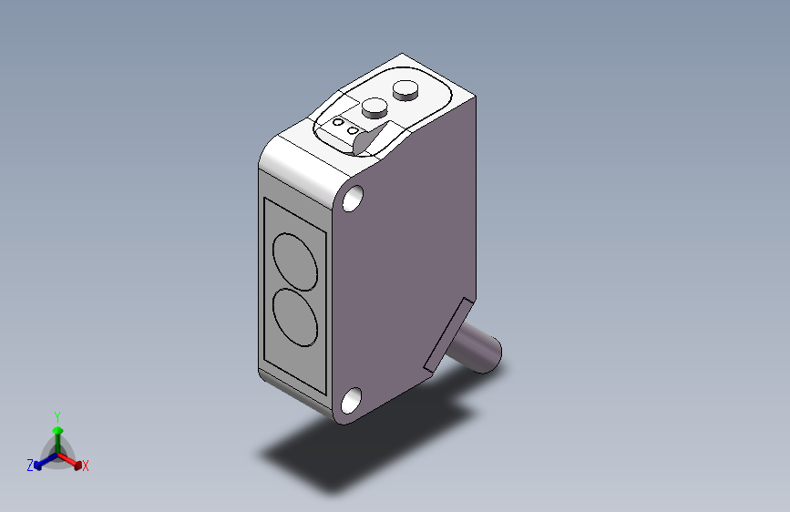 光线传感器E3ZM-D62_2M_SOLIDWORKS 2020_模型图纸下载 – 懒石网