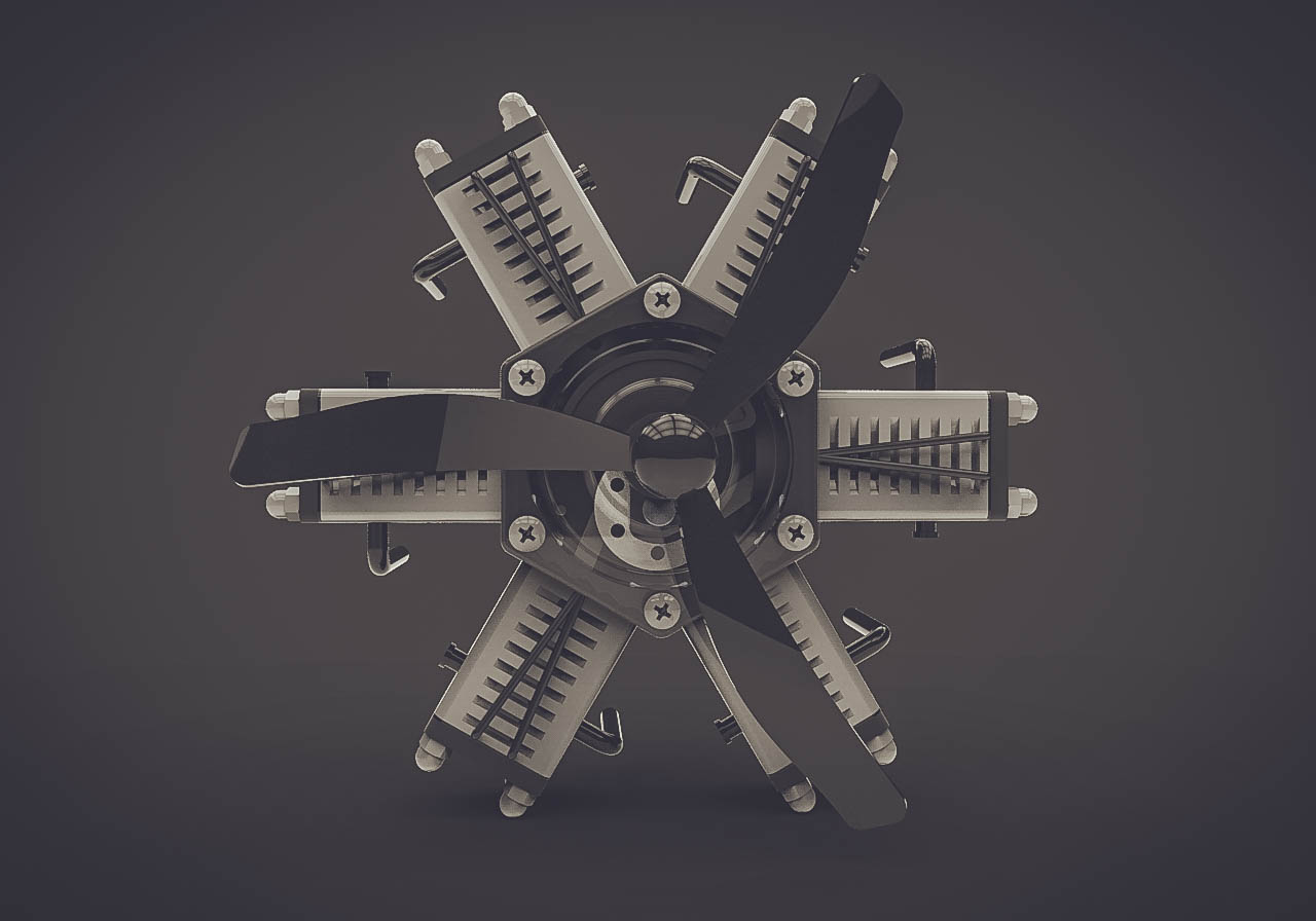 G08224-星形发动机862