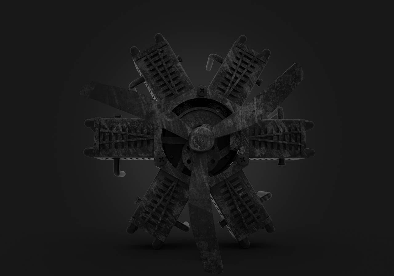 G08224-星形发动机862