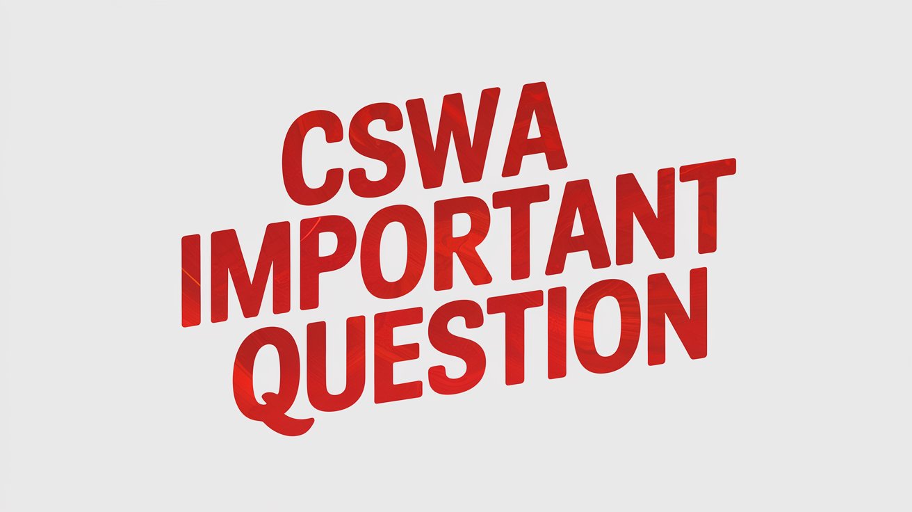 CSWA IMP问题