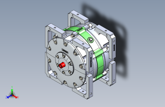 Cgpdesign行星齿轮变速箱3D模型图纸 Solidworks设计 附STL