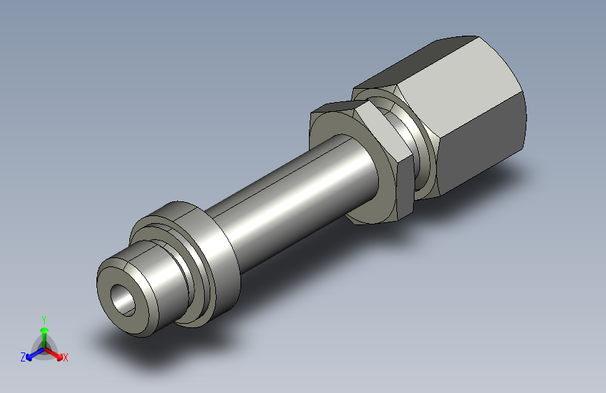 GB_T3735-2008带A型柱端的卡套式端直通长管接头L6