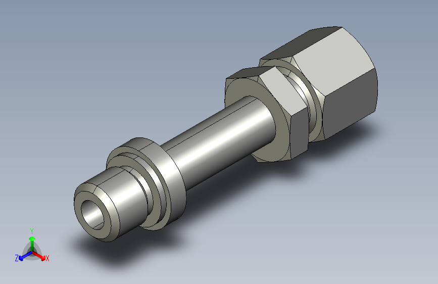 GB_T3735-2008带A型柱端的卡套式端直通长管接头L8