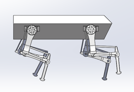 四足爬行机器人