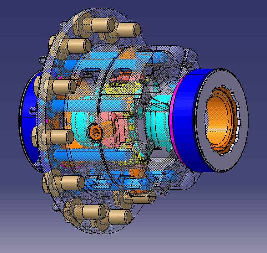 某SUV后驱动桥总成设计(含三维catia+CAD图纸+说明文档)