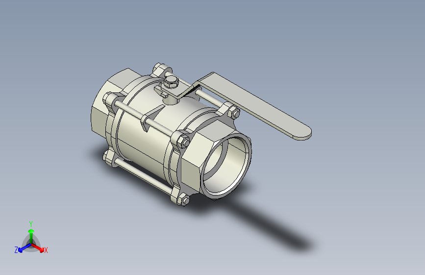 全通径1000PSI不锈钢球阀_焊接DN32