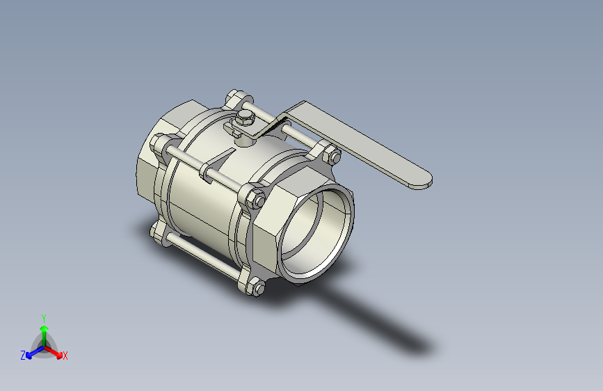 全通径1000PSI不锈钢球阀_焊接DN65