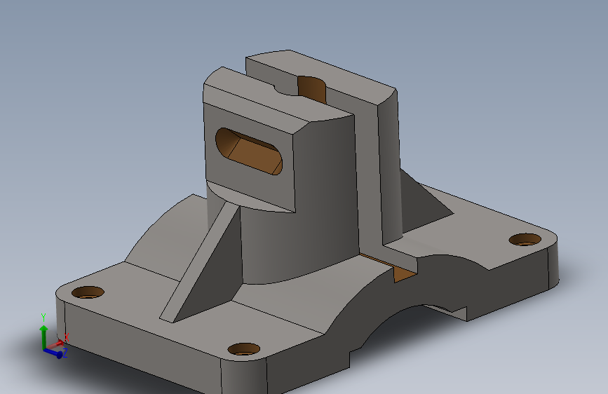 3D坚实的工作模型