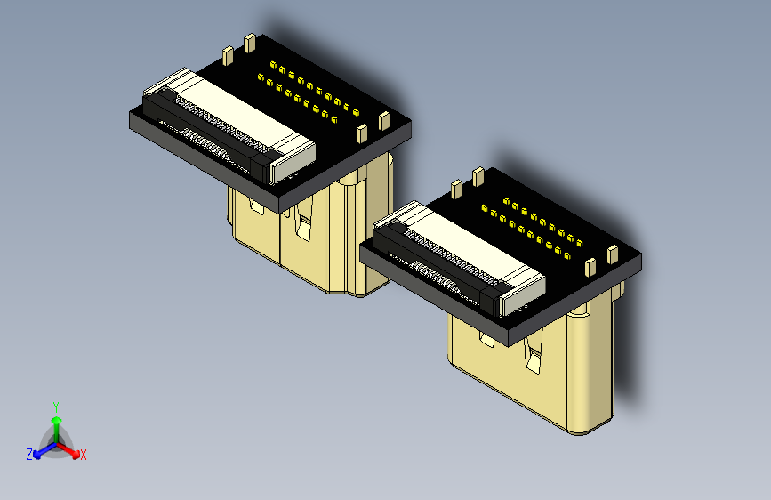 CyFPVHDMI HDMI A型男性连接器上下倾斜的90度