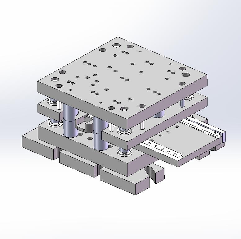 A4 多孔冲压模具