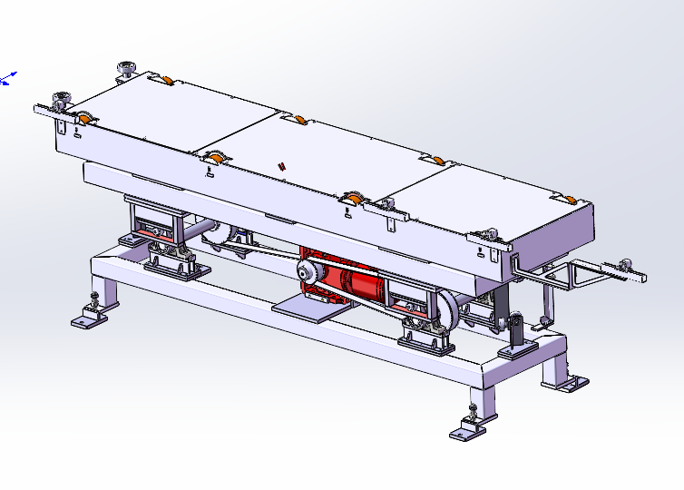 可调节式滚轮台