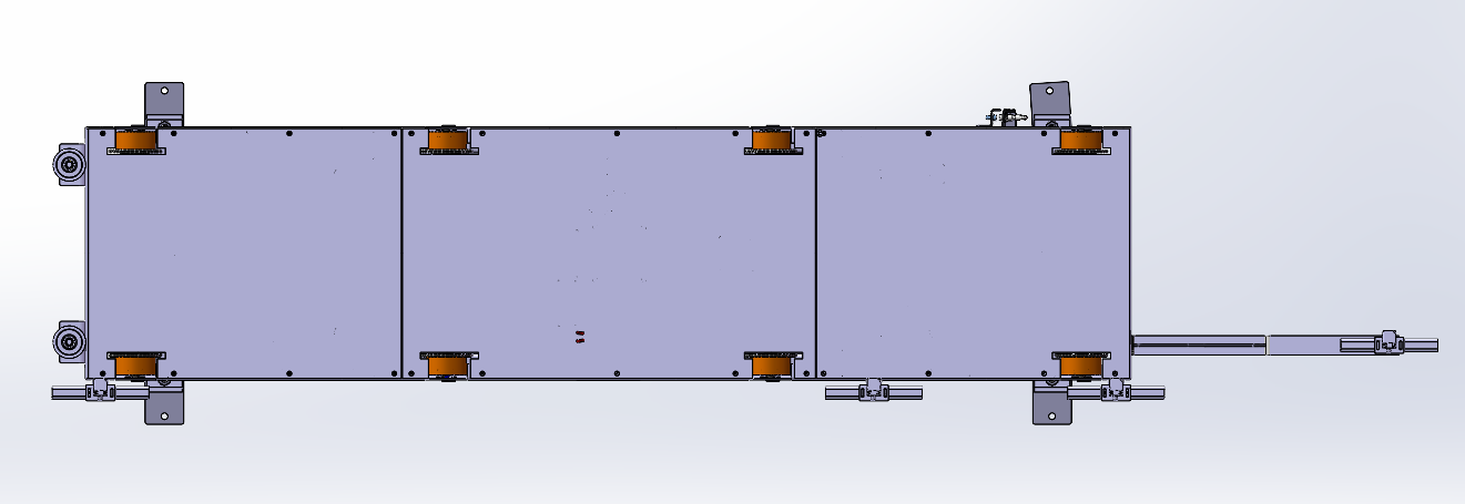 可调节式滚轮台