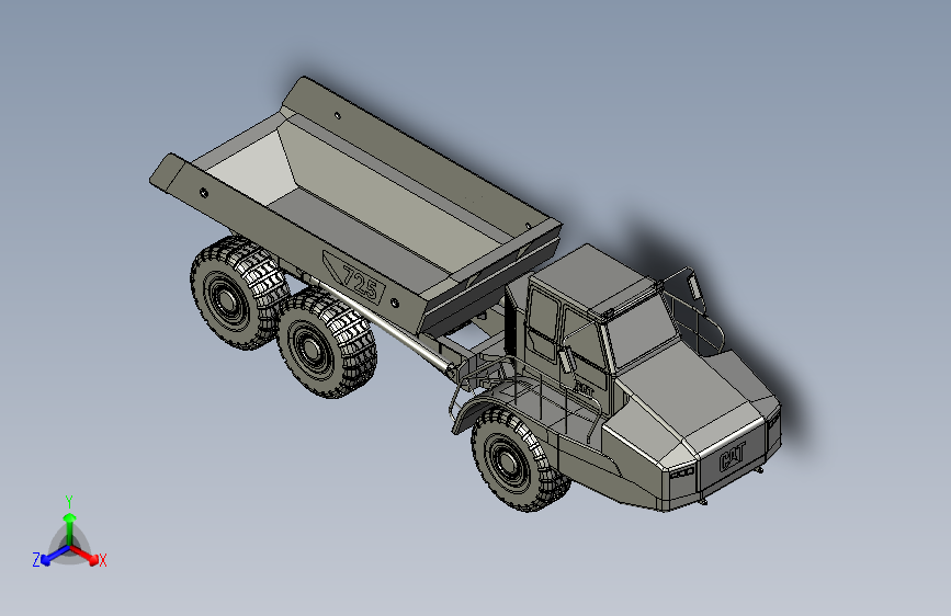 卡特彼勒(caterpillar)725铰卡自卸车