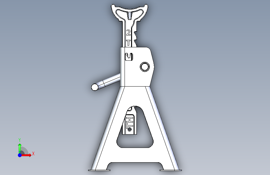 G09259-千斤顶支架 2 吨387