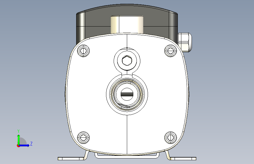 CHM1-3L-轻型我说多级离心泵-- 1716582-49 左侧视图