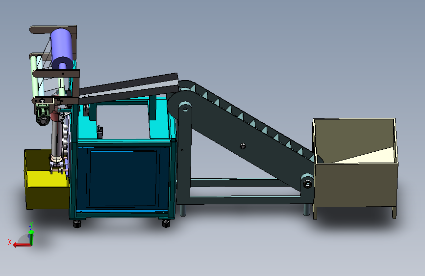 水果自动套袋包装机设计含三维solidworks模型＋CAD图纸