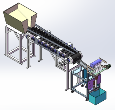 水果自动包装机设计含三维solidworks模型＋CAD图纸
