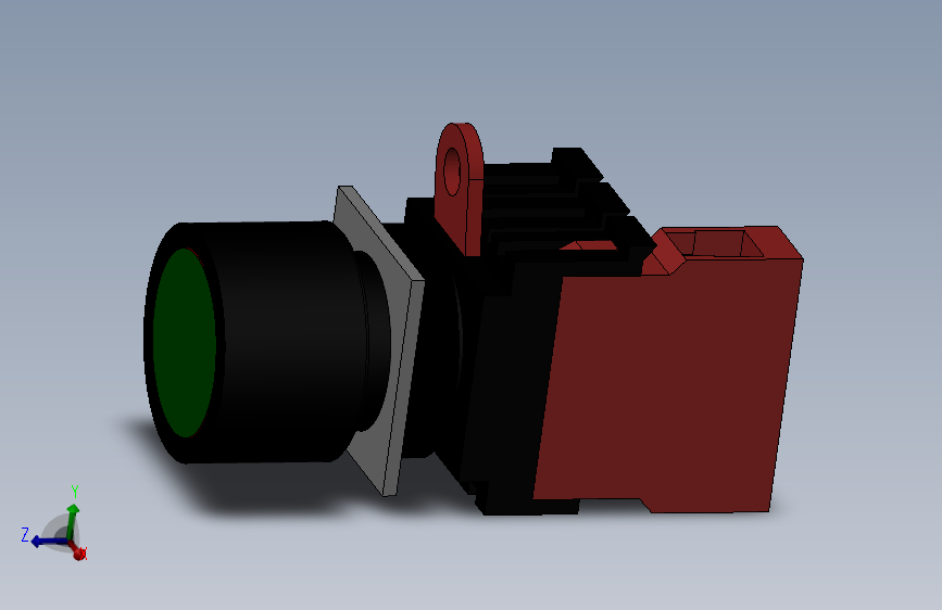 按钮开关 OMRON A22L-TG-24A-11A