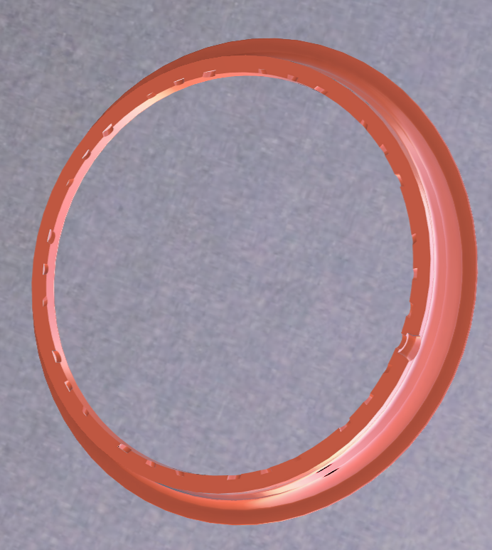 1931年福特车轮和轮胎模型-1_3比例