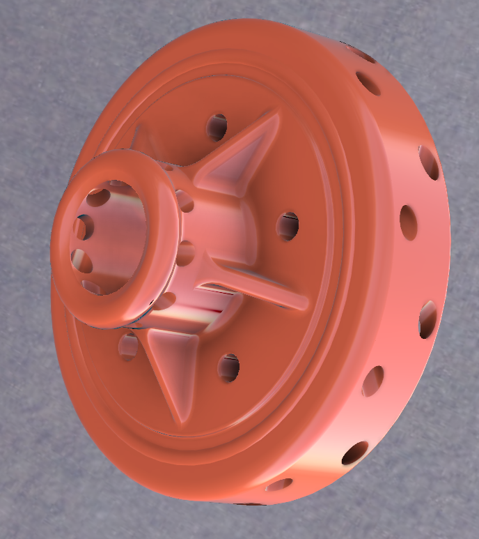 1931年福特车轮和轮胎模型-1_3比例