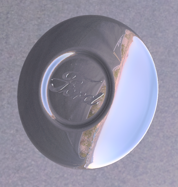 1931年福特车轮和轮胎模型-1_3比例