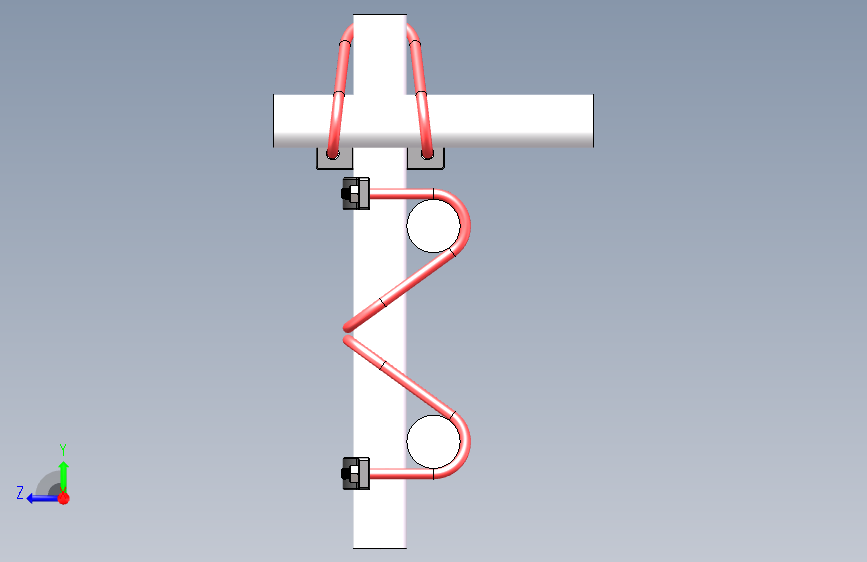 围栏结构的金属卡子