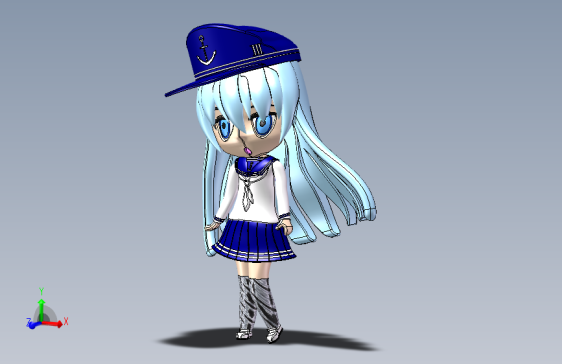 卡通女孩