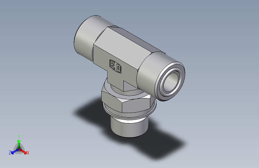 Lok公螺柱跑步三通8M18S87OMLOS