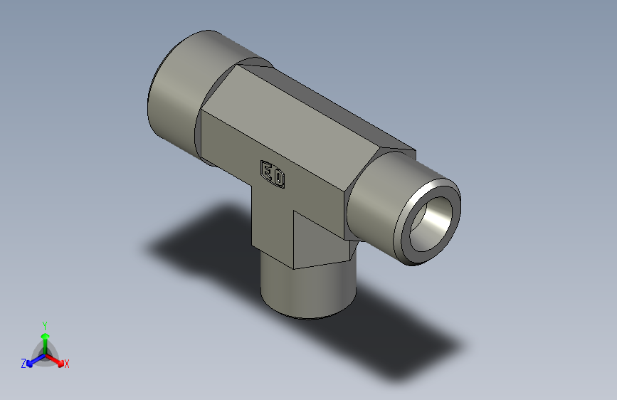 EO管接头三通异径管TR12 08 08SCFX.stp