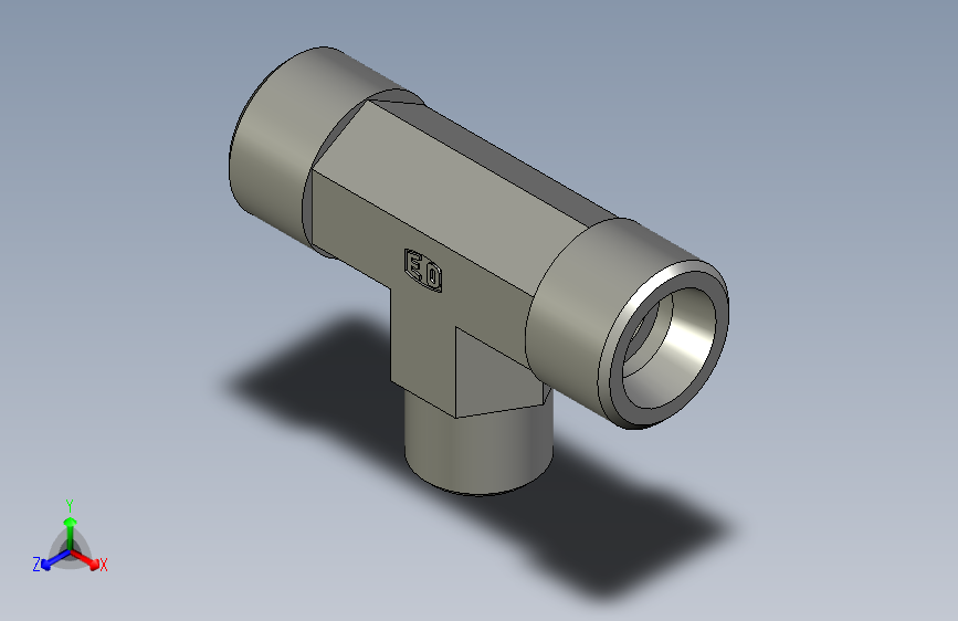 EO管接头三通异径管TR12 08 12S71X.stp