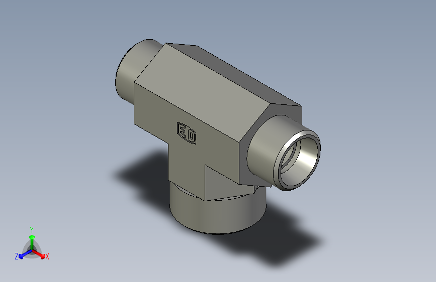 EO管接头三通异径管TR12 18 12L71X.stp