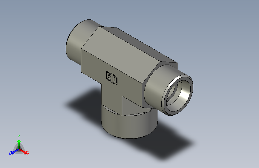 EO管接头三通异径管TR16 20 16S71X.stp