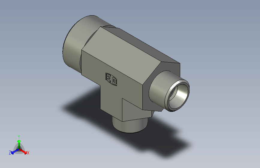 EO管接头三通异径管TR18 10 10L71X.stp