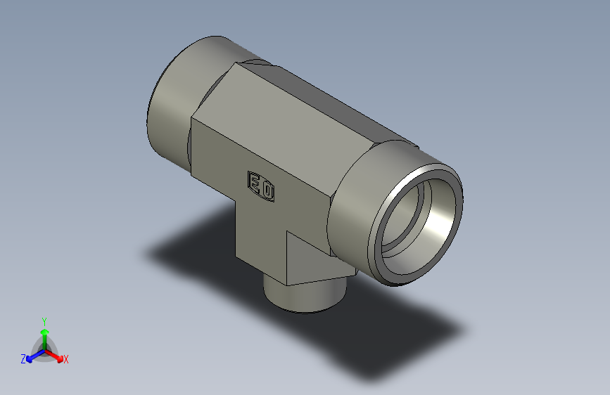 EO管接头三通异径管TR18 10 18L71X.stp