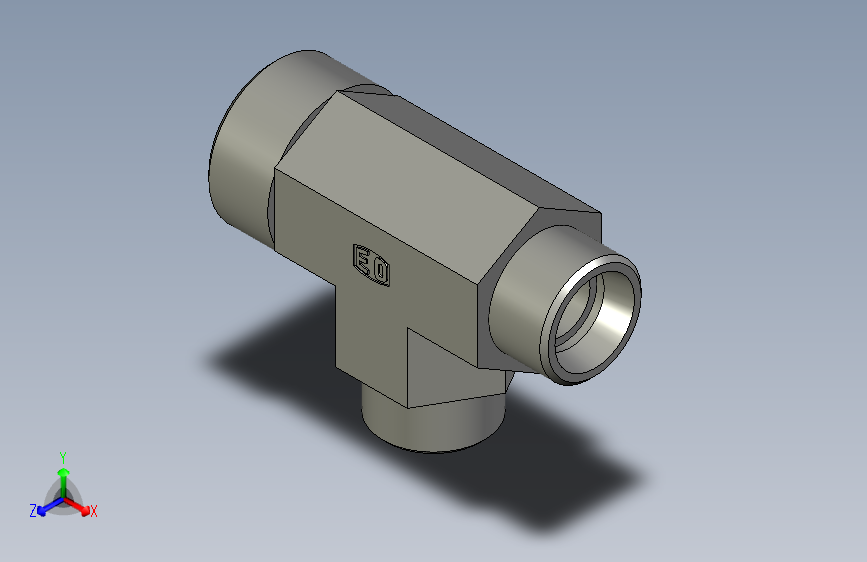 EO管接头三通异径管TR22 15 15L71X.stp