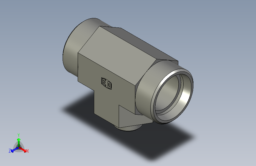 EO管接头三通异径管TR28 12 28LCFX.stp