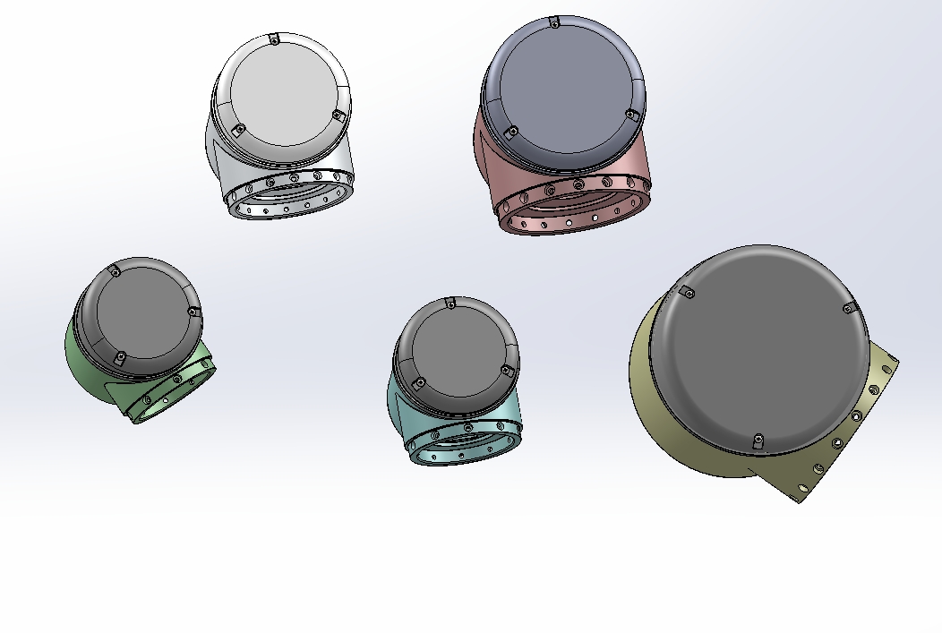 5套系列协作机器人关节模组solidworks建模==773961