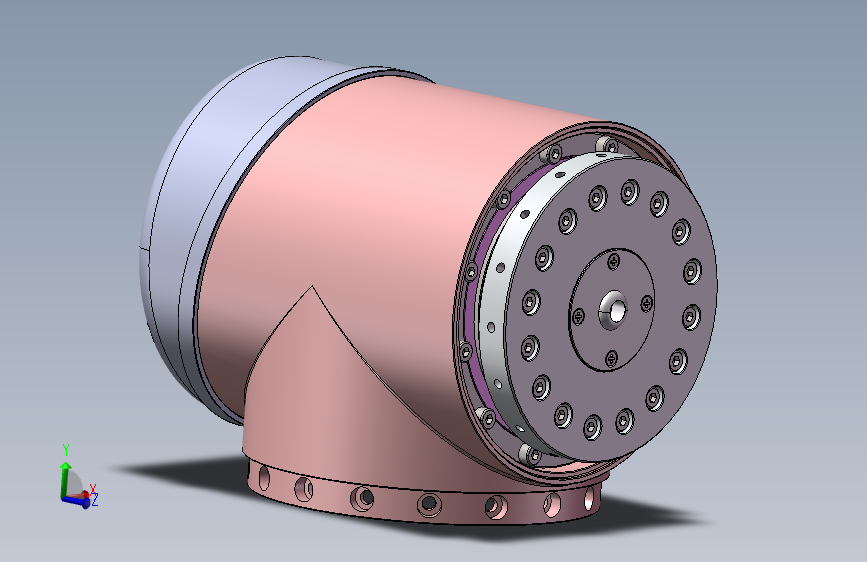 5套系列协作机器人关节模组solidworks建模==773961 主视图