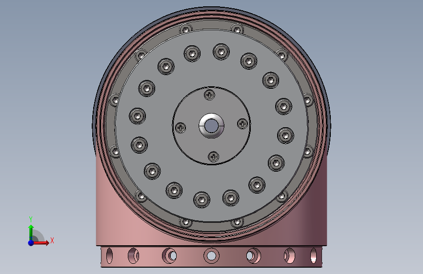 5套系列协作机器人关节模组solidworks建模==773961 正面视图