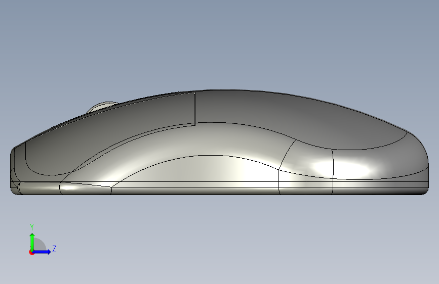 鼠标SolidWorks教程 左侧视图