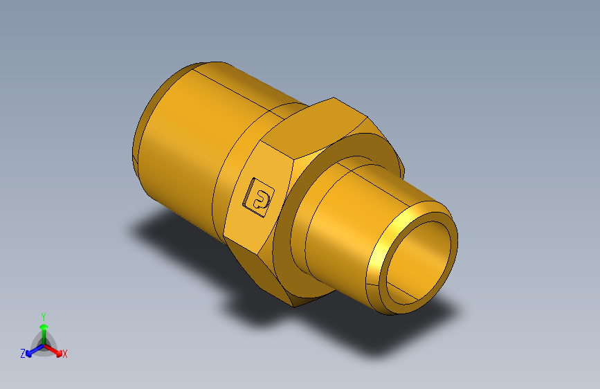 黄铜管螺纹接头Hex Nipple Reducers 216P-8-6