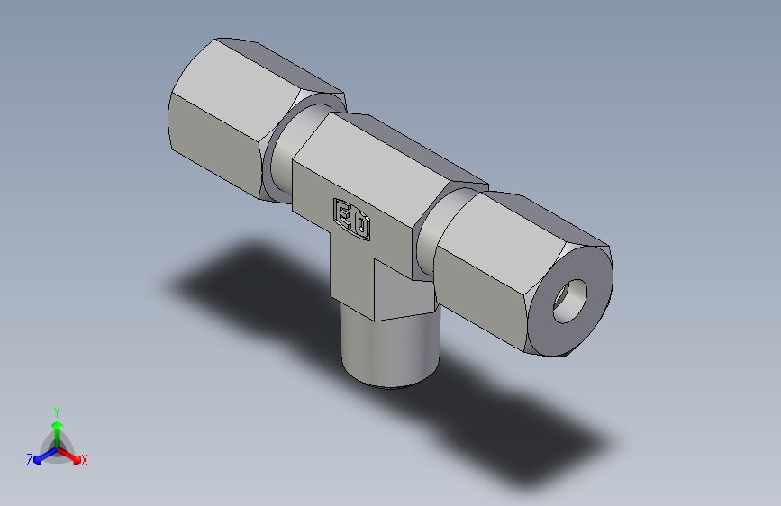 外螺纹螺柱跑步T恤TE04LLM71