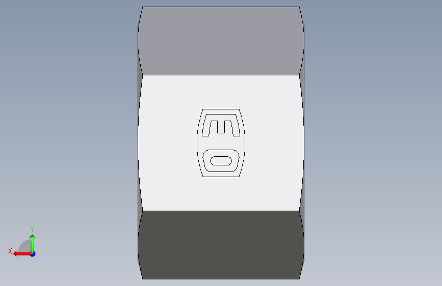 FORM功能螺母FORM1LCF 背面视图