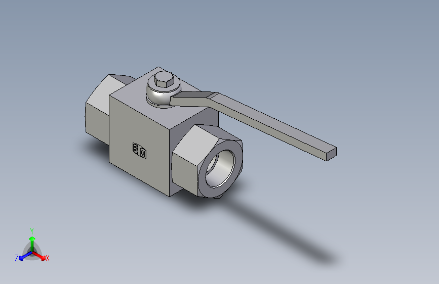 EO标准液压接头 2通NPT球阀不锈钢KH1NPT71X