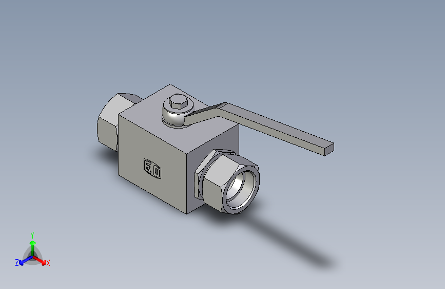 EO标准液压接头 2通不锈钢球阀KH18L71