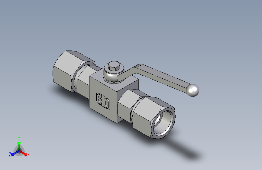 EO标准液压接头二通球阀钢制KH10S