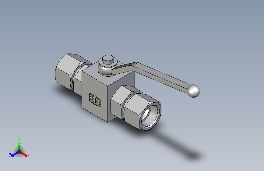 EO标准液压接头二通球阀钢制KH12S